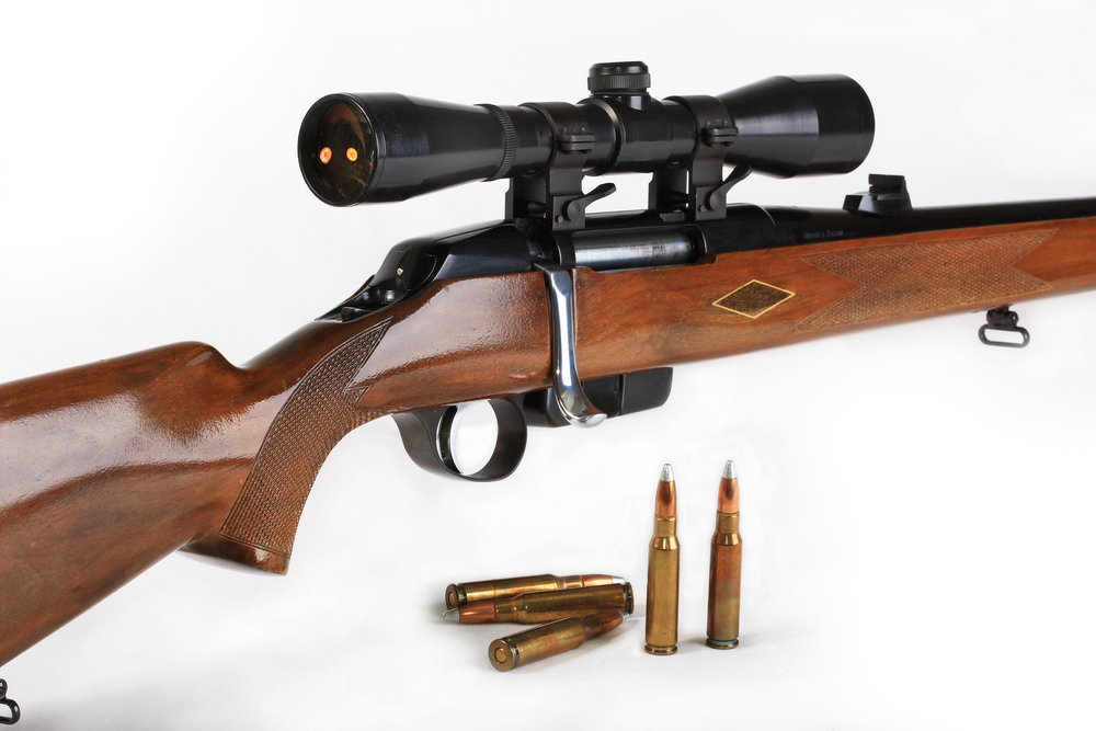 Image of 308 bolt action hunting rifle