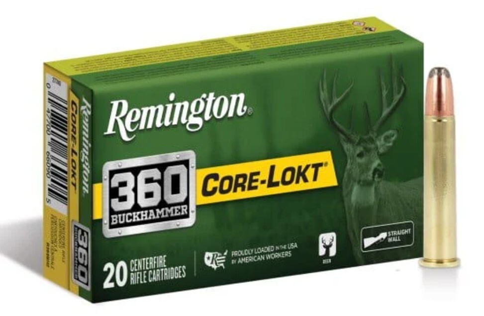 360 Buckhammer Remington Ammo
