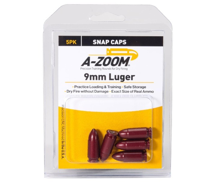 A-ZOOM 9mm Luger Snap Caps