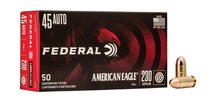 American Eagle Handgun, 45 Auto, 230 Grain FMJ