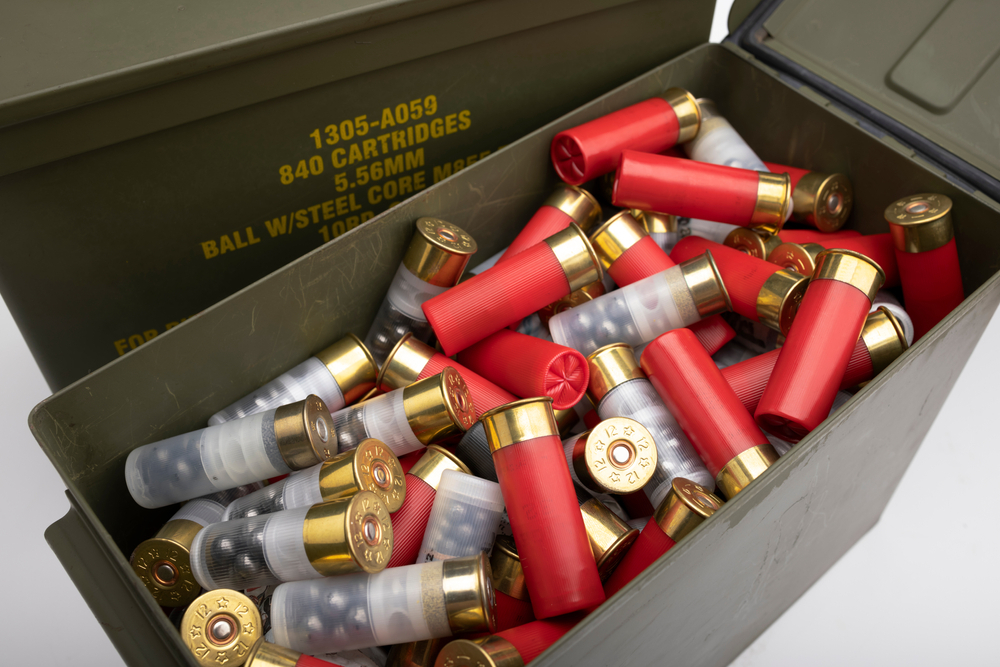 Ammo Can with 12 GA shells