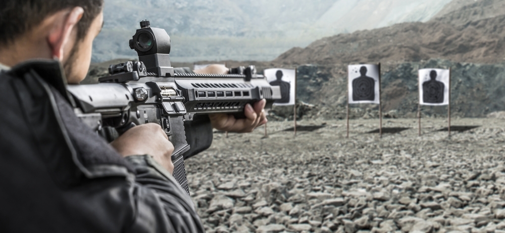 Firing a weapon on the range