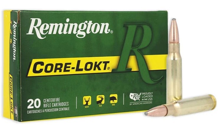 Core-Lokt, 308 Win, 150 Grain, Pointed Soft Point Core Lokt