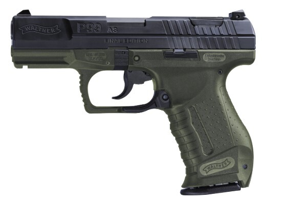 Walther P99 AS Final Edition OD Green