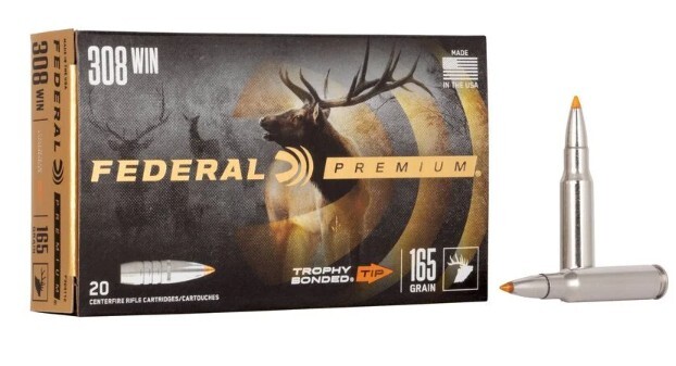 Federal .308 Win 165gr Vital-Shok Trophy Bonded Tip