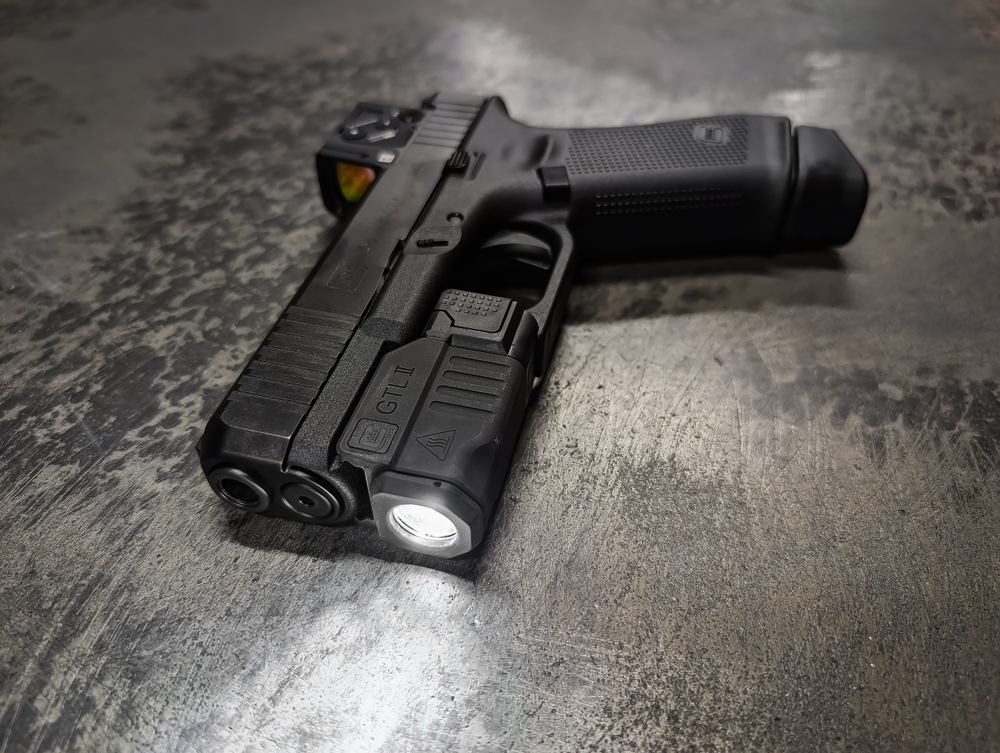 Glock Pistol With Attachments
