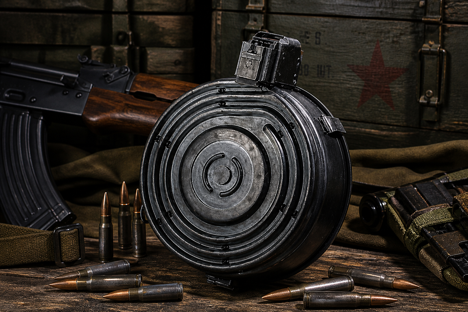 KCI AK-47 75-Round Drum Magazine Image