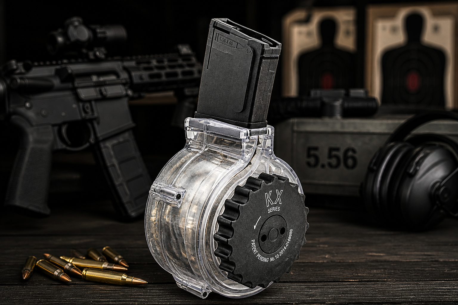 KCI AR-15 50-Round Drum Magazine for AR