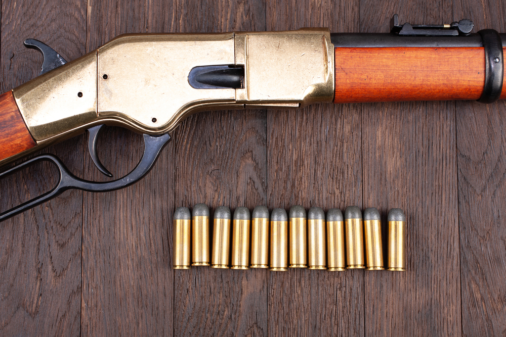 Antique Lever Action and Ammo