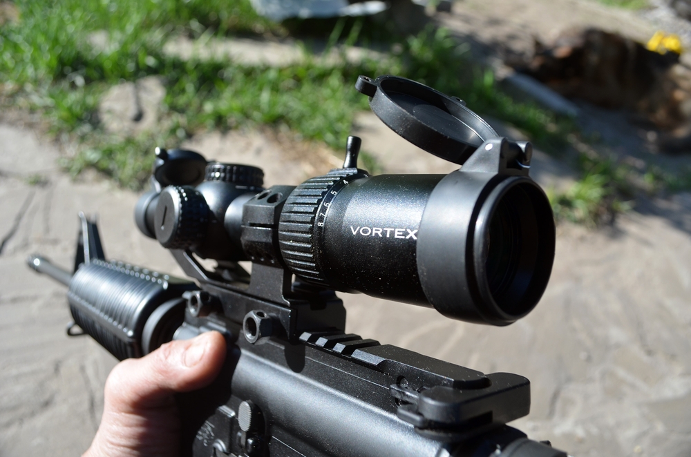 LPVO mounted on AR in the field
