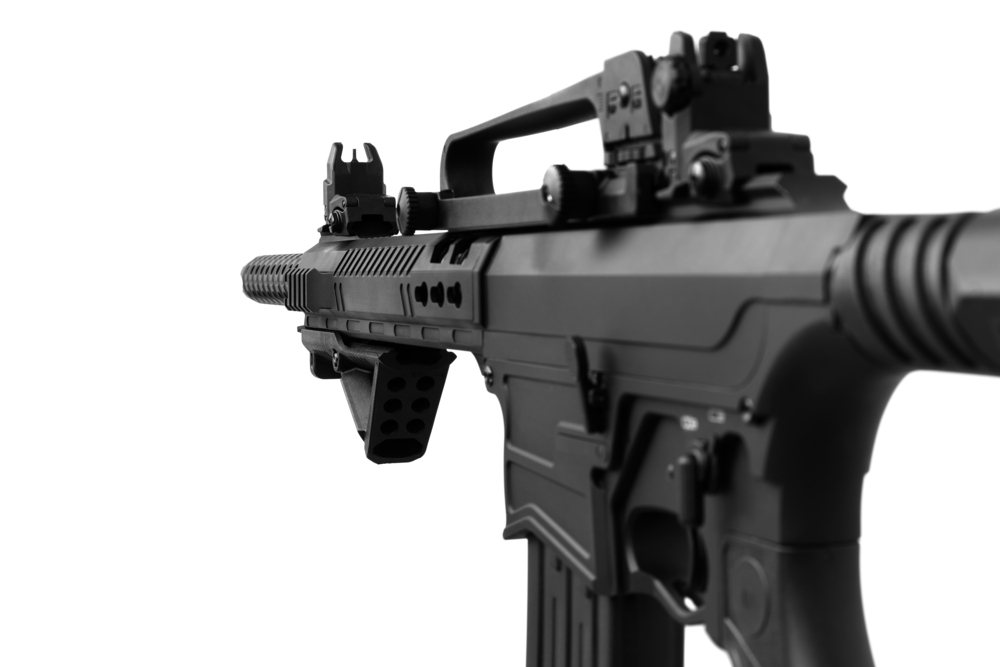 Angled View of Magazine Fed SG