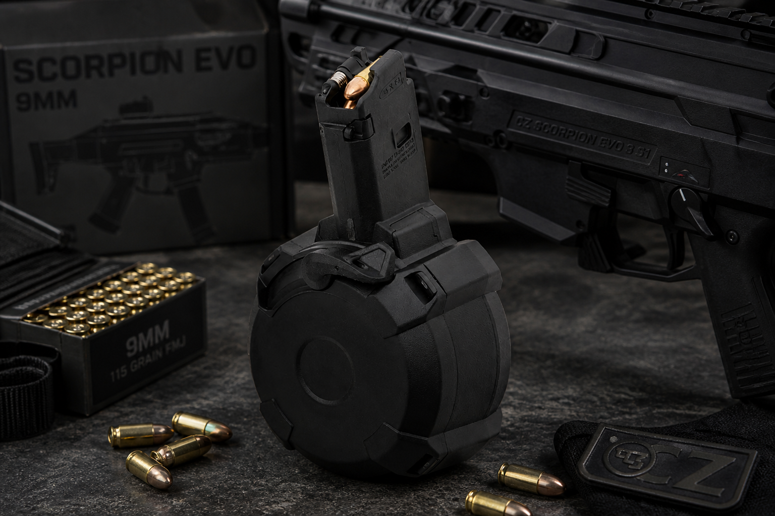 Magpul PMAG D-50 EV9 Scorpion EVO Drum