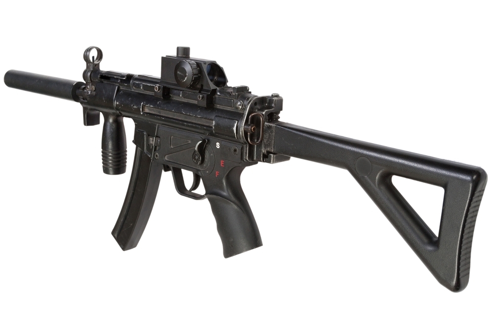 MP5 with brace and optic