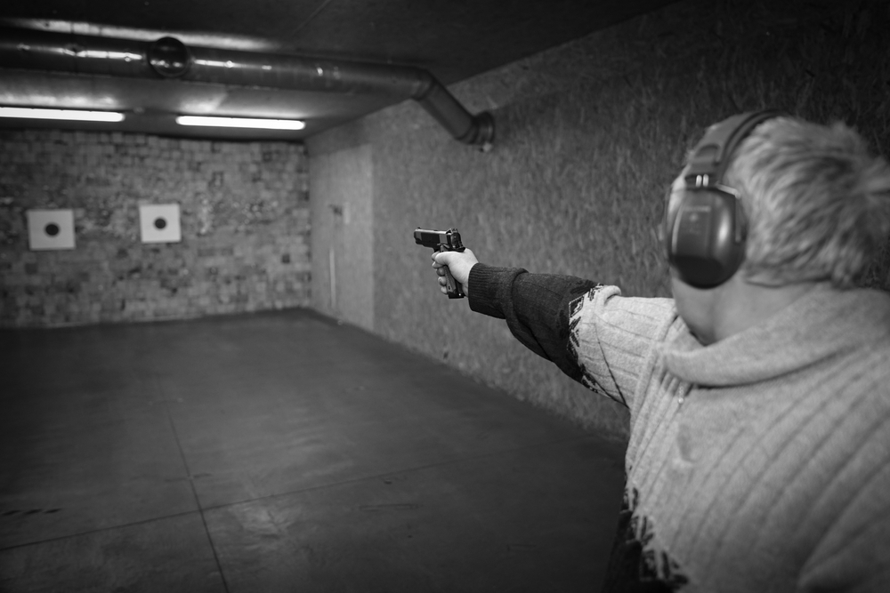 Shooting one handed drill