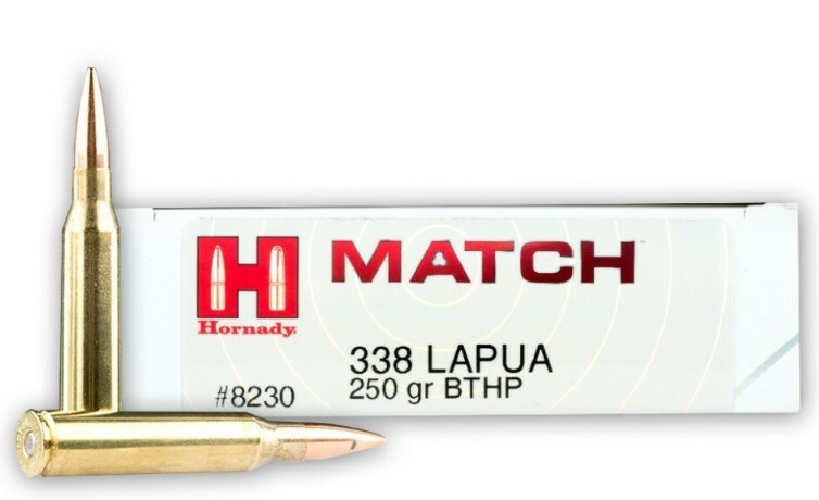 338 Lapua Hornady Match ELD ammo