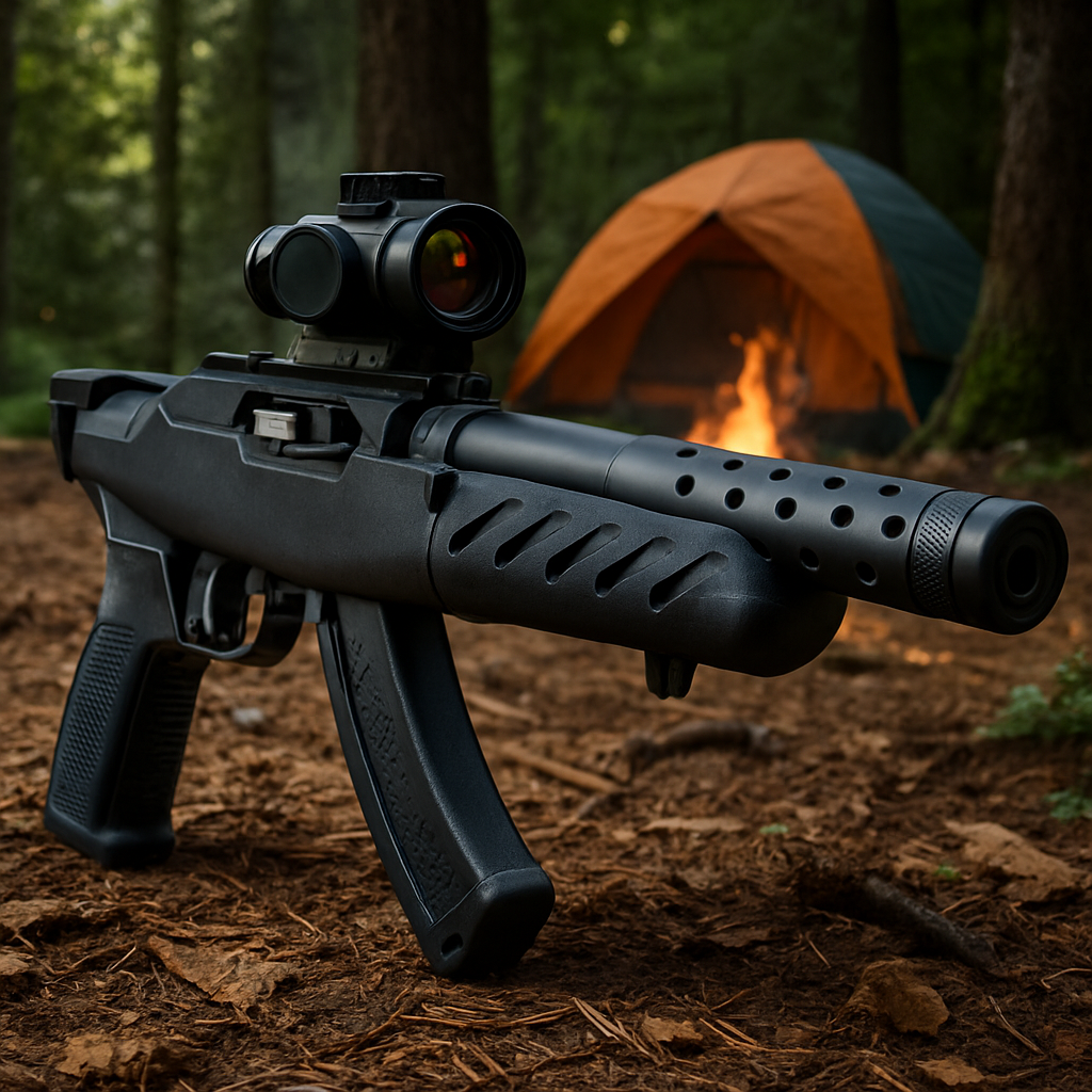 Charger Pistol at Campsite (AI)