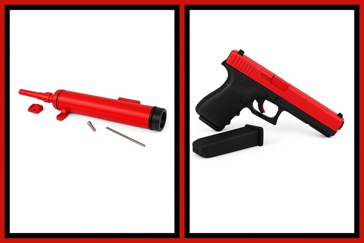 SIRT Training Pistol and AR Training Device