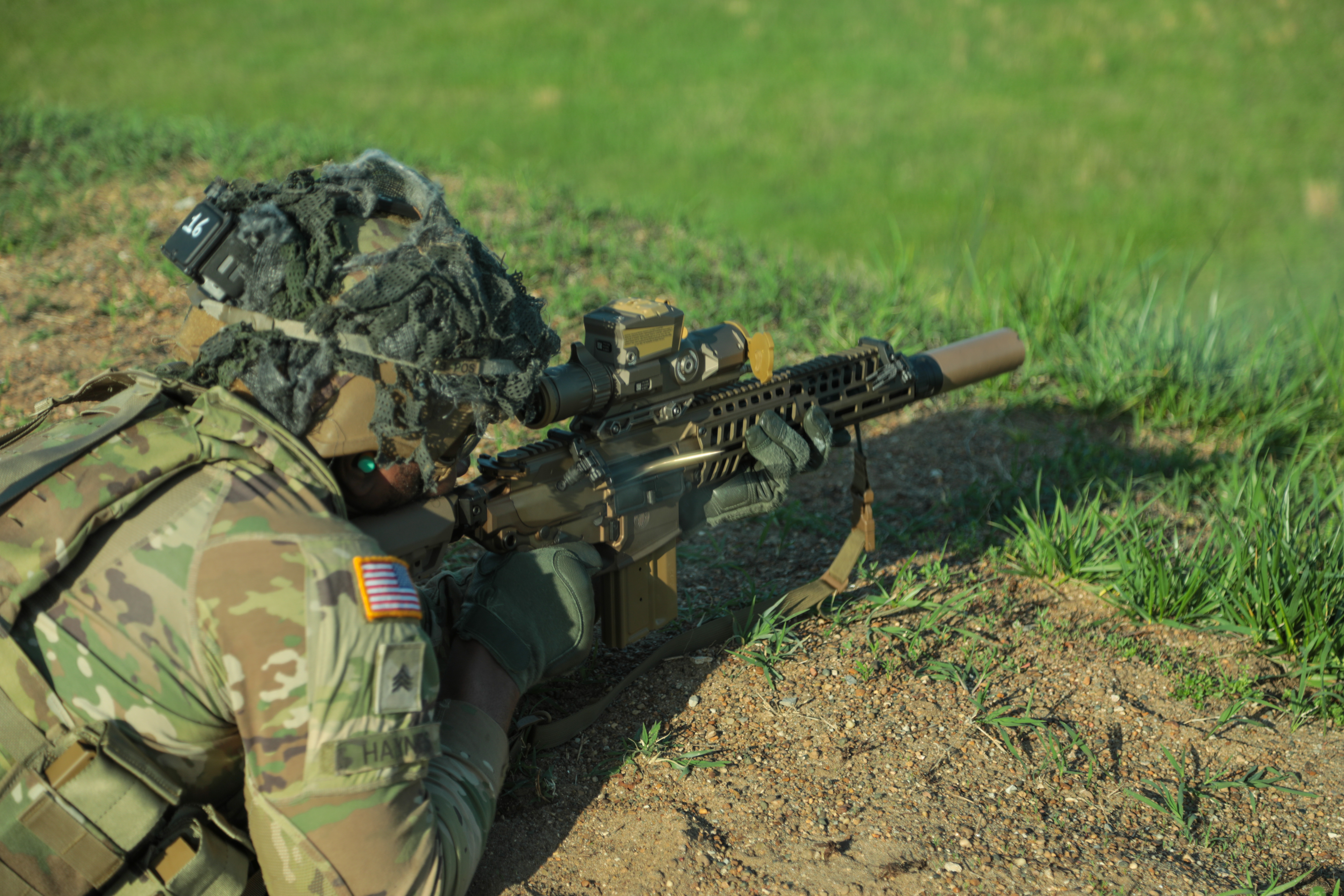 Soldier Training with M7 6.8x51