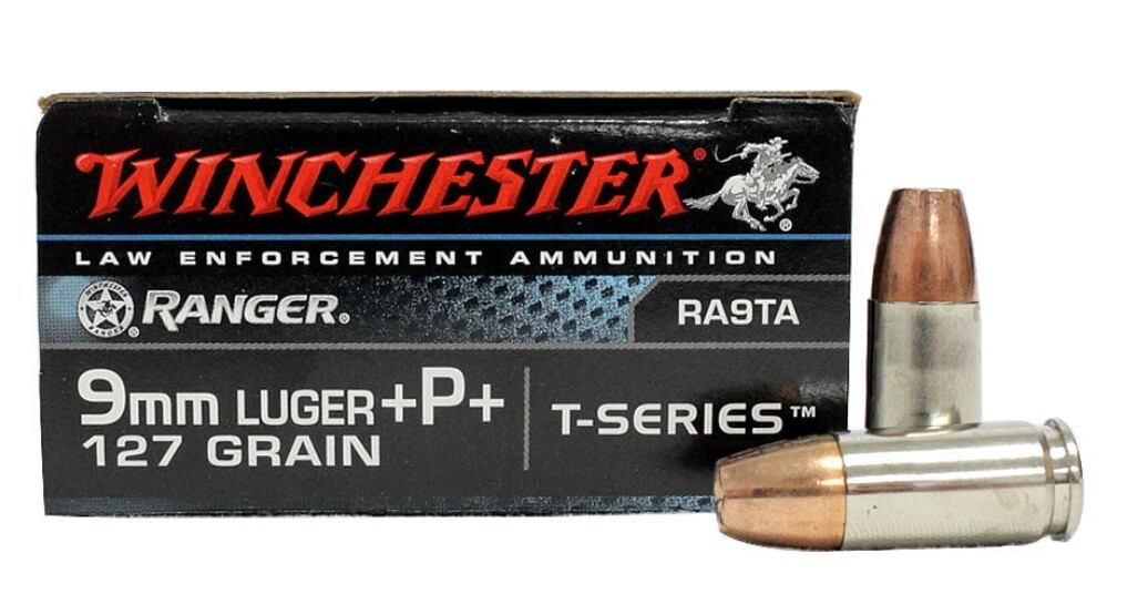 Winchester Ranger T-Series +P 127gr JHP ammo