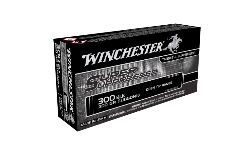 Winchester Super Suppressed 200gr Subsonic Ammo